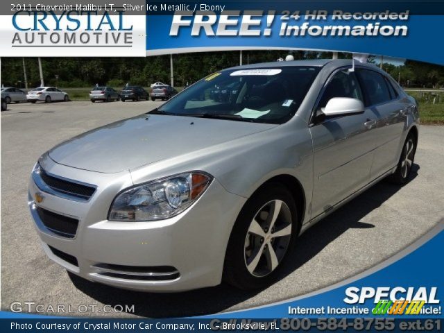 2011 Chevrolet Malibu LT in Silver Ice Metallic