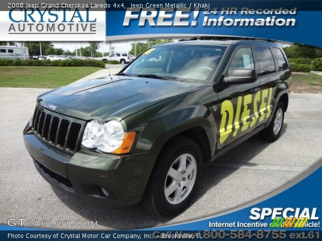 2008 Jeep Grand Cherokee Laredo 4x4 in Jeep Green Metallic