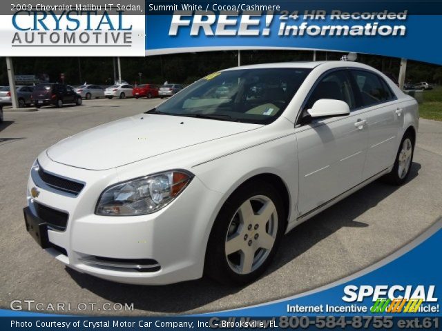 2009 Chevrolet Malibu LT Sedan in Summit White