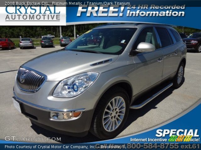 2008 Buick Enclave CXL in Platinum Metallic