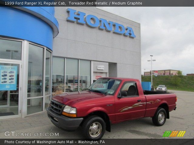 1999 Ford Ranger XL Regular Cab in Toreador Red Metallic