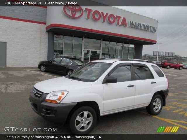 2006 Kia Sportage LX in Clear White