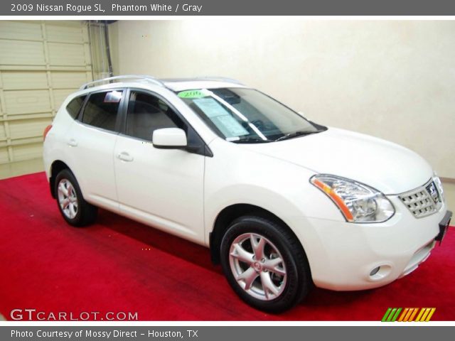 2009 Nissan Rogue SL in Phantom White