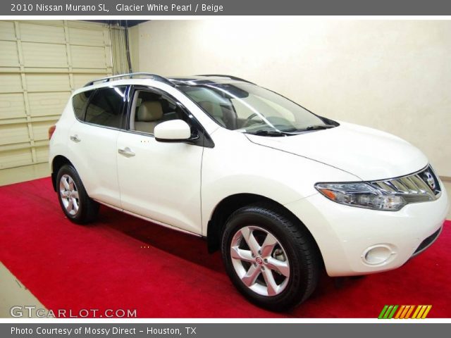 2010 Nissan Murano SL in Glacier White Pearl