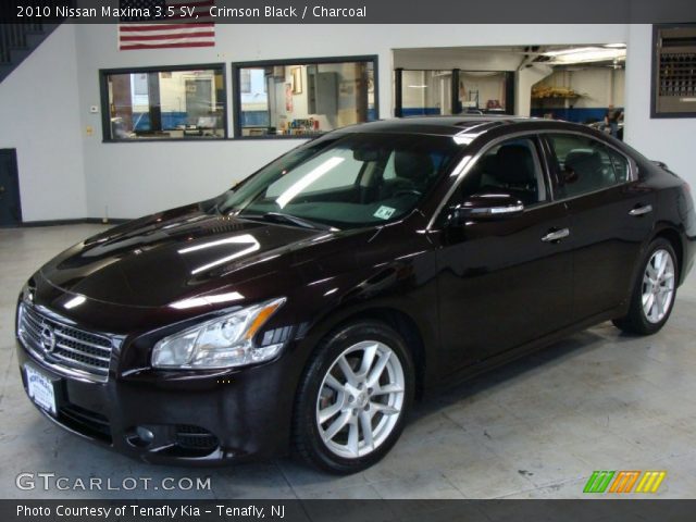 2010 Nissan Maxima 3.5 SV in Crimson Black