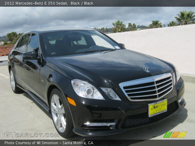 2012 Mercedes-Benz E 350 Sedan in Black