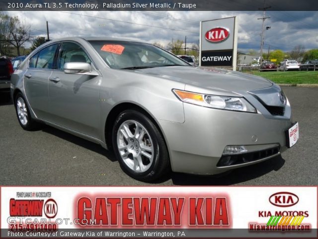 2010 Acura TL 3.5 Technology in Palladium Silver Metallic