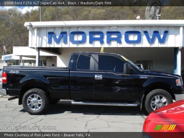 2008 Ford F150 XLT SuperCab 4x4 in Black