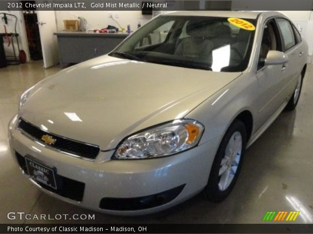 2012 Chevrolet Impala LTZ in Gold Mist Metallic