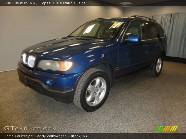 2002 BMW X5 4.4i in Topaz Blue Metallic