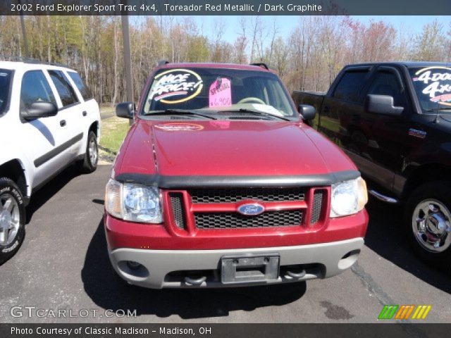 2002 Ford Explorer Sport Trac 4x4 in Toreador Red Metallic