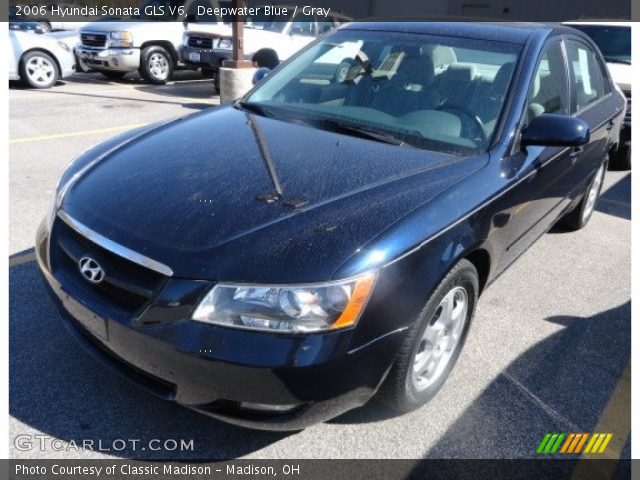 2006 Hyundai Sonata GLS V6 in Deepwater Blue