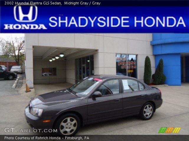 2002 Hyundai Elantra GLS Sedan in Midnight Gray