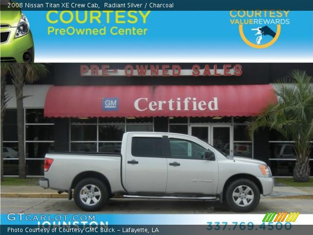 2008 Nissan Titan XE Crew Cab in Radiant Silver