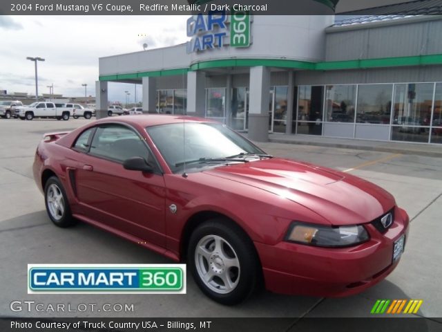 2004 Ford Mustang V6 Coupe in Redfire Metallic
