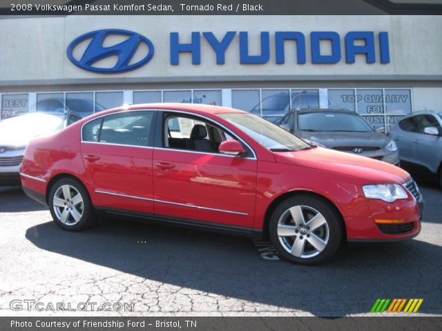 2008 Volkswagen Passat Komfort Sedan in Tornado Red
