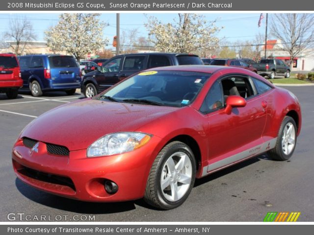 2008 Mitsubishi Eclipse GS Coupe in Sunset Orange Pearlescent