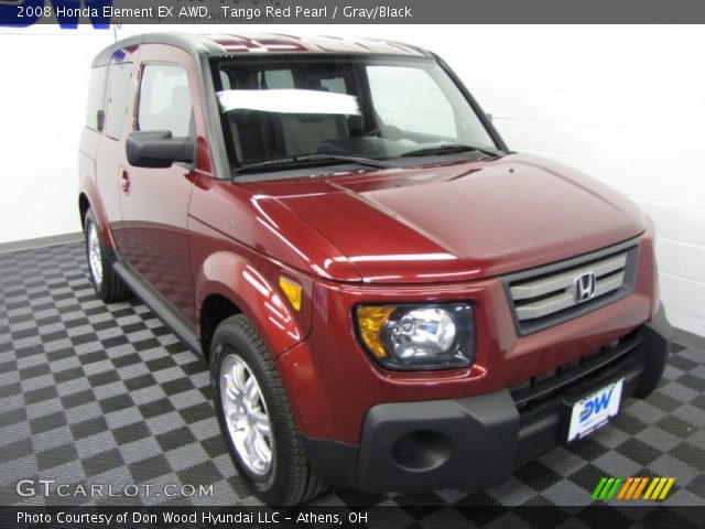 2008 Honda Element EX AWD in Tango Red Pearl