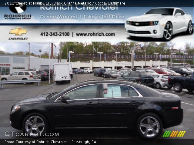 2011 Chevrolet Malibu LT in Black Granite Metallic