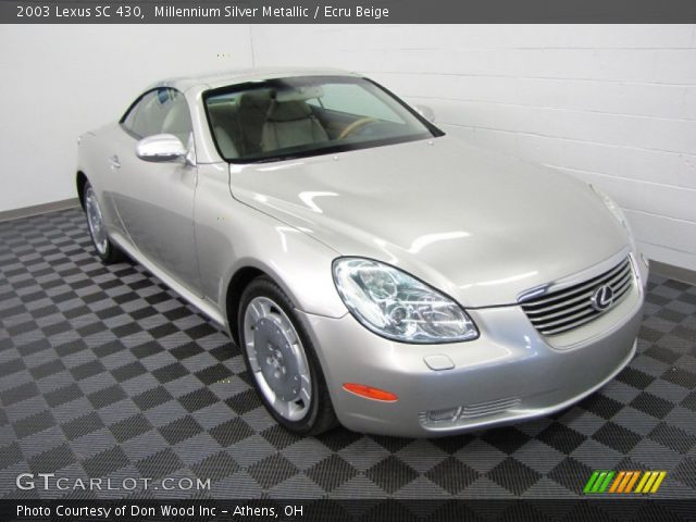 2003 Lexus SC 430 in Millennium Silver Metallic