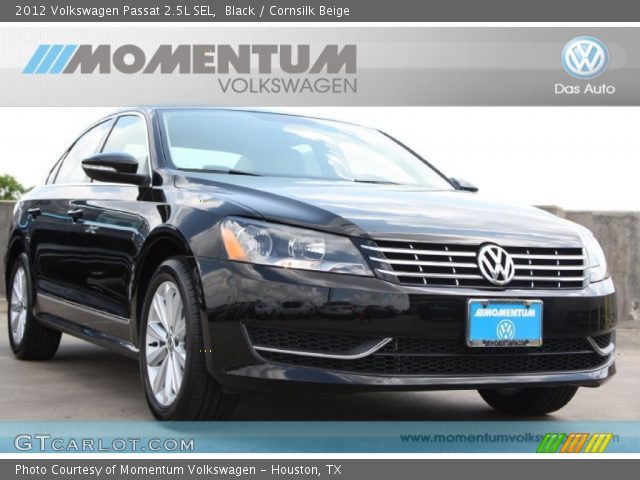 2012 Volkswagen Passat 2.5L SEL in Black