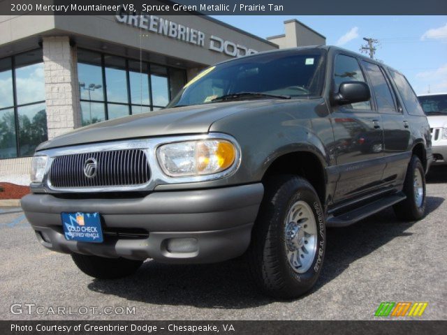 2000 Mercury Mountaineer V8 in Spruce Green Metallic