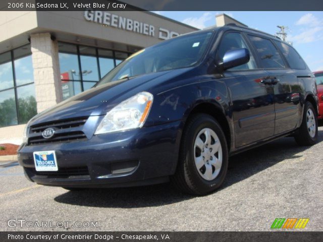 2006 Kia Sedona LX in Velvet Blue