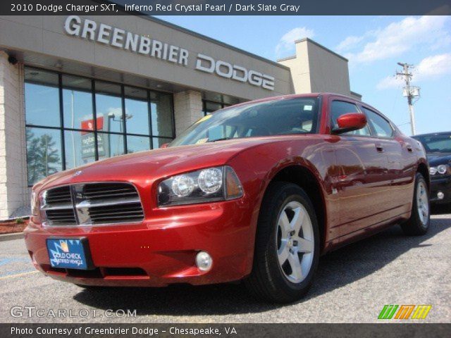2010 Dodge Charger SXT in Inferno Red Crystal Pearl