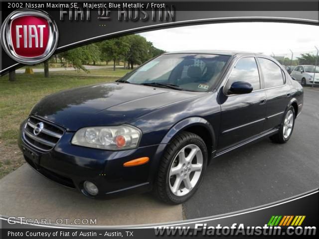 2002 Nissan Maxima SE in Majestic Blue Metallic