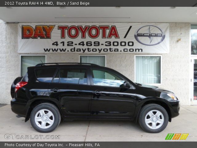 2012 Toyota RAV4 I4 4WD in Black