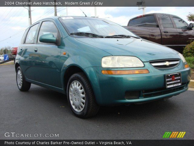 2004 Chevrolet Aveo Hatchback in Modern Green