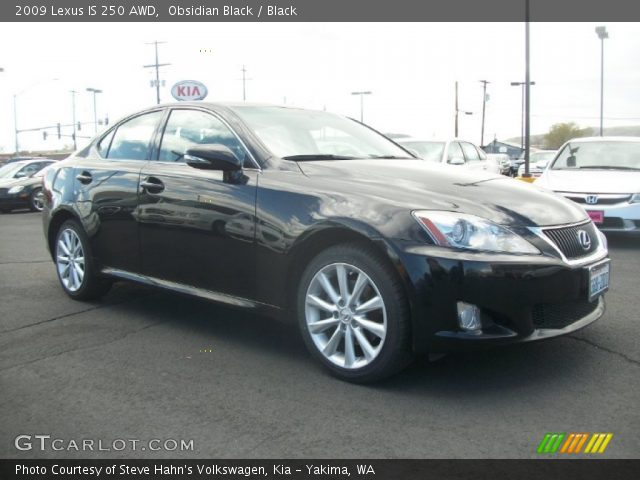 2009 Lexus IS 250 AWD in Obsidian Black