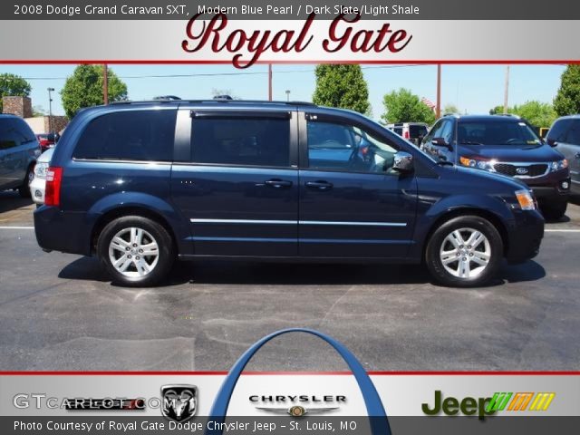 2008 Dodge Grand Caravan SXT in Modern Blue Pearl