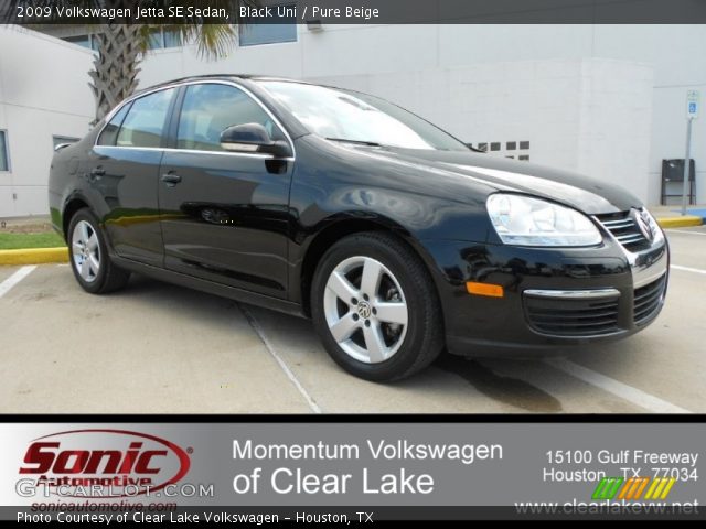 2009 Volkswagen Jetta SE Sedan in Black Uni