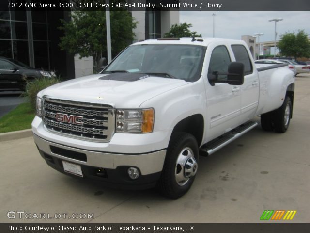 2012 GMC Sierra 3500HD SLT Crew Cab 4x4 Dually in Summit White