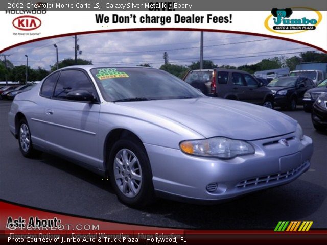 2002 Chevrolet Monte Carlo LS in Galaxy Silver Metallic