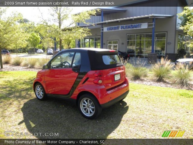 2009 Smart fortwo passion cabriolet in Rally Red