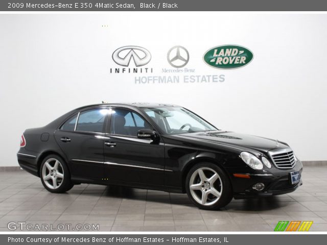 2009 Mercedes-Benz E 350 4Matic Sedan in Black