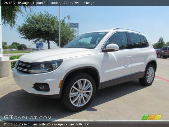 2012 Volkswagen Tiguan SE 4Motion in Candy White