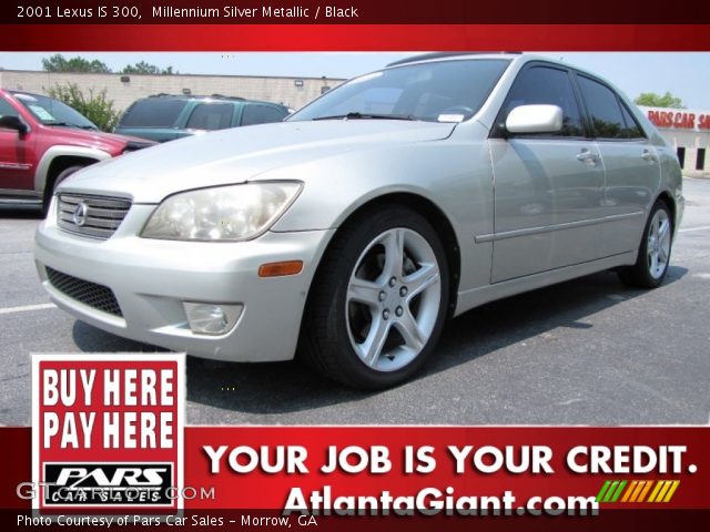 2001 Lexus IS 300 in Millennium Silver Metallic