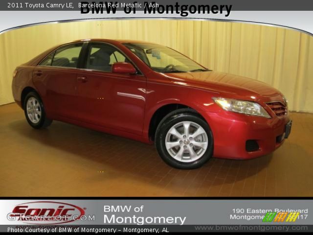 2011 Toyota Camry LE in Barcelona Red Metallic