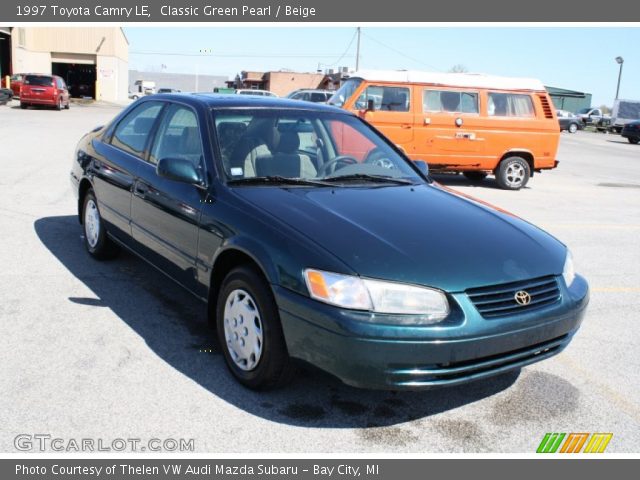 1997 Toyota Camry LE in Classic Green Pearl
