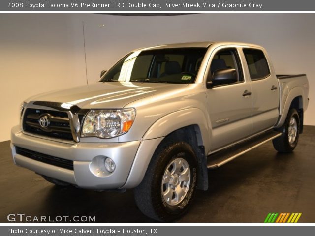 2008 Toyota Tacoma V6 PreRunner TRD Double Cab in Silver Streak Mica