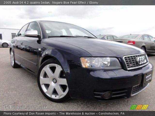 2005 Audi S4 4.2 quattro Sedan in Nogaro Blue Pearl Effect