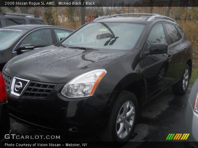 2008 Nissan Rogue SL AWD in Wicked Black