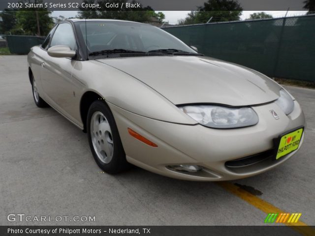 2002 Saturn S Series SC2 Coupe in Gold