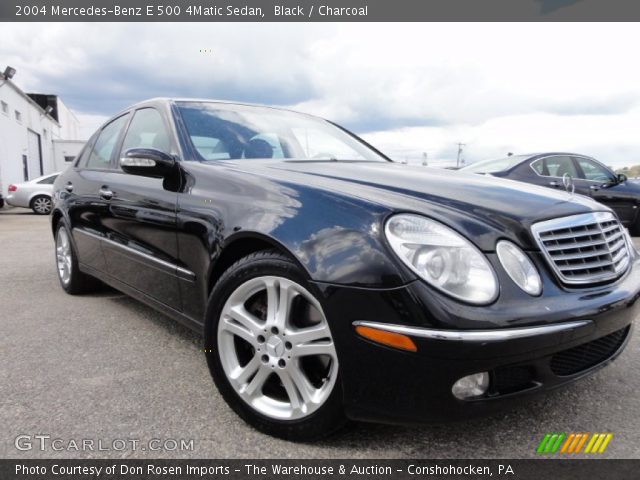 2004 Mercedes-Benz E 500 4Matic Sedan in Black