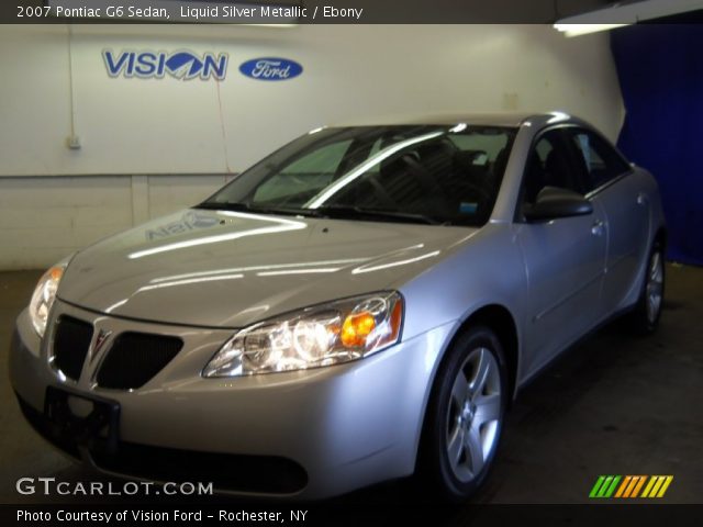 2007 Pontiac G6 Sedan in Liquid Silver Metallic