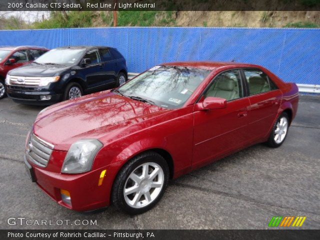 2005 Cadillac CTS Sedan in Red Line
