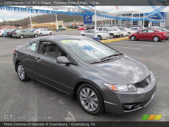 2009 Honda Civic EX-L Coupe in Polished Metal Metallic